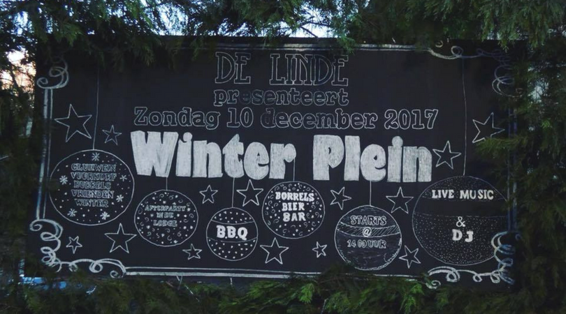 Winterplein, kloosterzande, de linde, winterfeest, kerst,